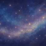 cosmos with blue and purple hues and an abundance of stars