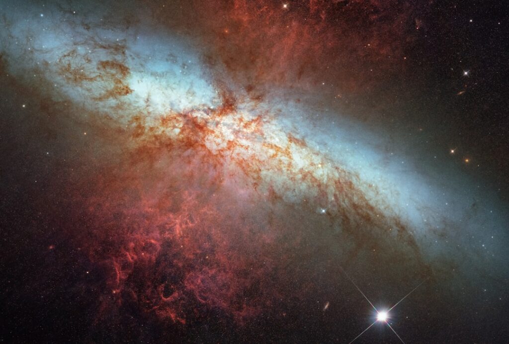 galaxy depicted with stars