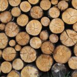 logs forming a puzzle not missing a piece